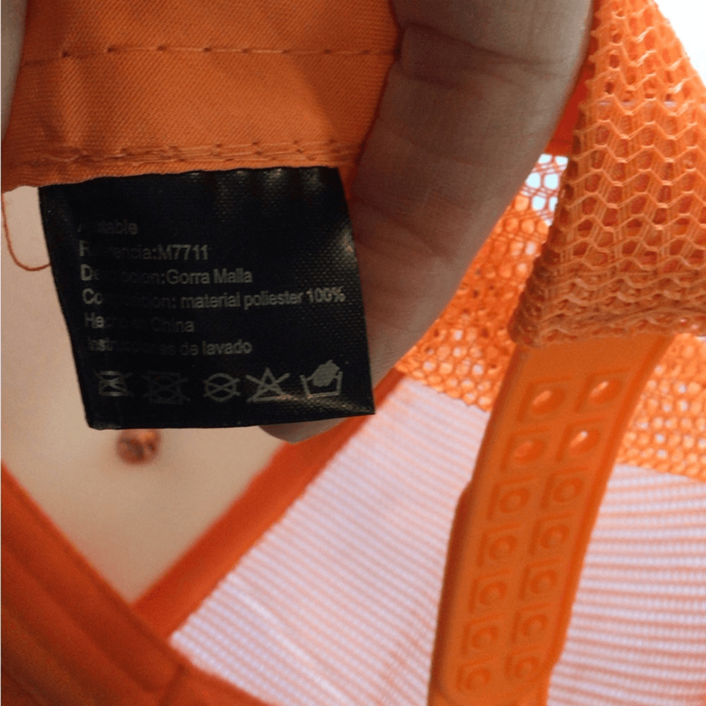 NEW! Upcycled Coors Ranch Rodeo Orange Cap - Picture 7 of 7
